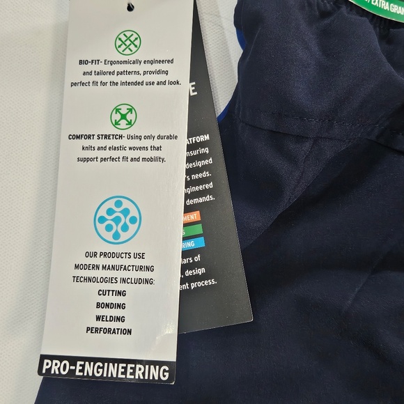 HEAD Shorts Mens XL Navy Blue Athletic Performance Pro-Engineering Reflective - Picture 5 of 5